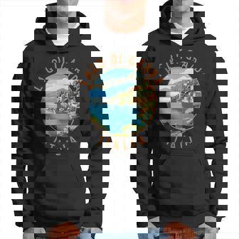 Lago Di Garda Italia Círculo Envejecido Retro Sudadera - Regaloses