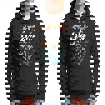 Lara Cumpleaños Hermana Mariposa Diente De León Nombre Lara Sudadera - Regaloses