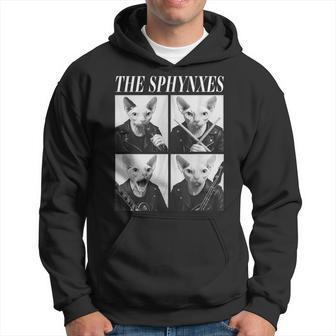 Las Esfinges Gatos Rockeros Animales Música Rock Grupo Punk Sudadera - Regaloses