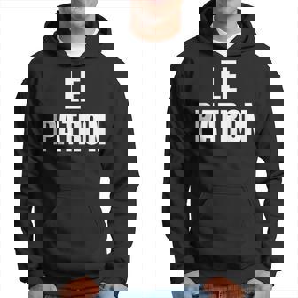 Le Patron Laraie Patronne Duo Drole Déguisement 2 Personne Sweat à capuche - Cadeauxyz