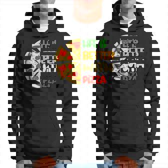 Leben Mit Pizza Italienisches Essen Chefkoch Pizzabäcker Kapuzenpullover - Seseable