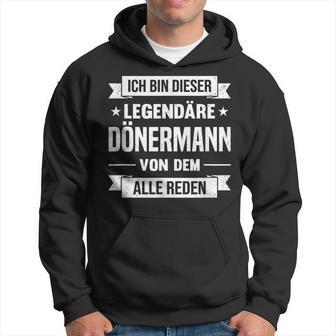 Legendäre Dönermann Döner Kebab Dönermeister Dönermann Kapuzenpullover - Seseable