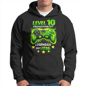 Level 10 Geburtstag Junge Gamer Lustig 2016 10Er Geburtstag Kapuzenpullover - Geschenkecke