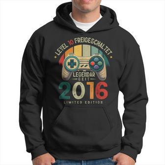 Level 10 Geburtstag Junge Gamer Mann Deko Jahrgang 2016 Kapuzenpullover - Geschenkecke
