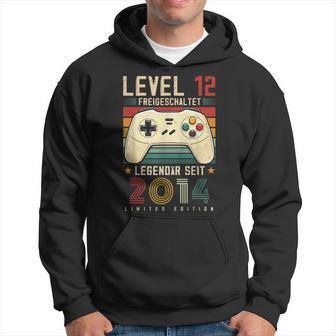 Level 12 Geburtstag Junge Gamer Mann Deko Jahrgang 2014 Kapuzenpullover - Geschenkecke