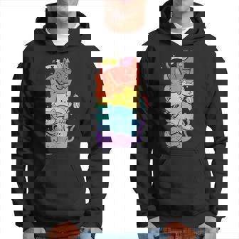 Lgbt Lesbiana Gay Orgullo Csd Bandera Del Arco Iris Gatos Sudadera - Regaloses