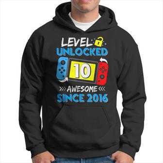 Livello 10Bloccato Fantastico Dal 2016 10° Compleanno Felpa con cappuccio - Novitaregali