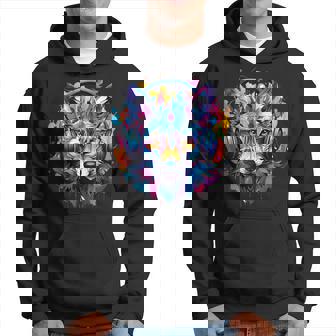 - Loup Avec Casque Dj Musique Sweat à capuche - Cadeauxyz