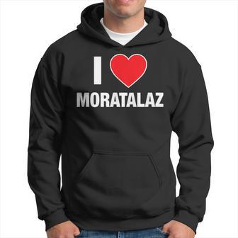 I Love Moratalaz Ciudad En España Con Corazón De Amor Rojo Sudadera - Regaloses