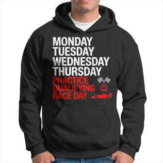 Lunes Martes Miércoles Jueves Práctica Clasificatoria Carrera Sudadera - Regaloses