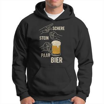 Lustige Bierliebhaberteinschere Paar Bier Kapuzenpullover - Geschenkecke