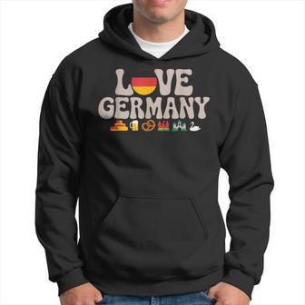 Lustige Deutschland Flagge Liebe Deutsche Flagge I Love Germany Memes Kapuzenpullover - Geschenkecke