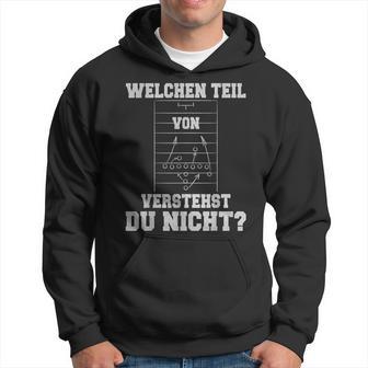 Lustiger American Football Trainer Taktik Kapuzenpullover - Geschenkecke