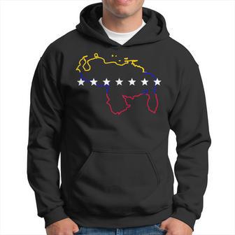 Mapa Deenezuela Bandera Con 7 Estrellas Sudadera - Regaloses