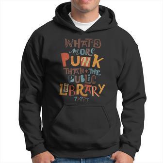 Más Punk Que La Biblioteca Pública In Mangas Sudadera - Regaloses