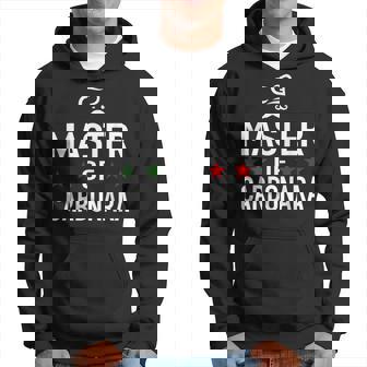 Meisteron Carbonara -Paghetti Carbonara Italien Kochkoch Kapuzenpullover - Seseable