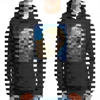 Mème Drôle De Rock Hyrax Avec La Lune Sweat à capuche - Cadeauxyz