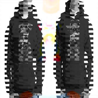 Minichnauzer Perro Colorido Miniaturachnauzer Cachorro Negro Sudadera - Regaloses