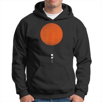 Minimale grafik Für Dasonnensystem Kapuzenpullover - Geschenkecke