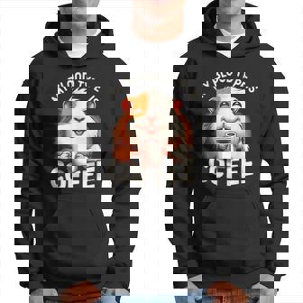 Mon Groupeanguin Est Un Cochon D'inde Mignon Amateur De Café Sweat à capuche - Cadeauxyz