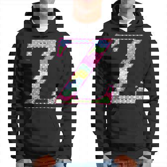 Monograma Colorido De Lunares Arcoíris Para Niñas Letra Inicial Z Sudadera - Regaloses