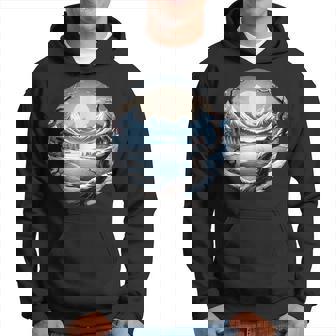 Montagnes Clair De Lune Chalet Lac Harmonie Nature Sweat à capuche - Cadeauxyz