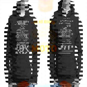Moto Clásica Yo No Roncoueño Queoy Motero Biker Regalo Manga Larga Sudadera - Regaloses
