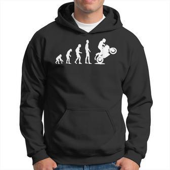 Motorrad Evolution Motorradfahrer Biker Kapuzenpullover - Geschenkecke