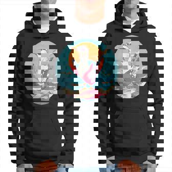 Musicien Drôle De Mouette Pour Les Amateurs De Guitare Rock Sweat à capuche - Cadeauxyz