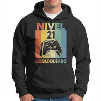Nivel 21 Desbloqueado Gamer 21 Años Hombre Nivel 21 Unlocked Sudadera - Regaloses