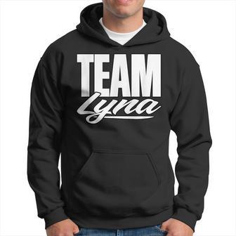 Nombre Del Equipo Lyna Animar Por El Apoyo De Lyna Sudadera - Regaloses