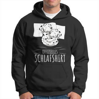 Offizielleschlaf Dalmatiner Hunde Kapuzenpullover - Geschenkecke