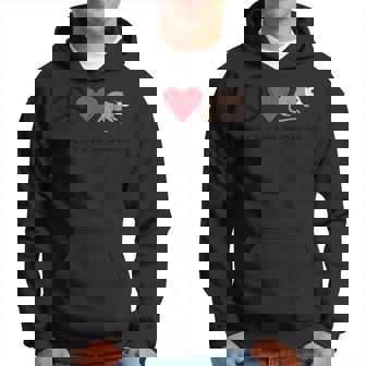 Pace Amore Opossum Retro Carino Opossum Amante Animali Amante Felpa con cappuccio - Novitaregali