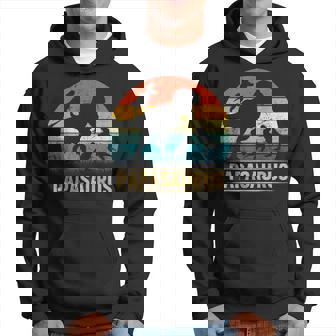 Papa Dinosaur T Rex Papasaurus 3 Bambini Festa Del Papà Felpa con cappuccio - Novitaregali