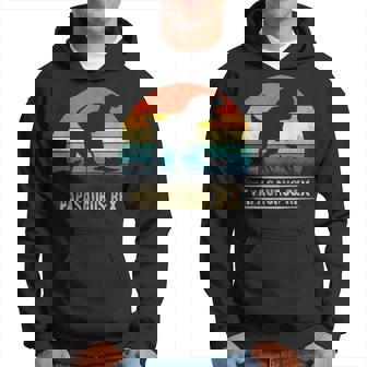 Papa-Saurus Rex Lustige Dinosaurieratertag Geschenk-Idee Kapuzenpullover - Seseable