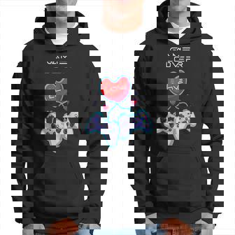 Pareja Gamer Amor Mando Corazón Humor Sudadera - Regaloses