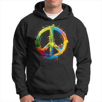 Peace Love Hippie 60Er 70Er Jahre Kapuzenpullover - Geschenkecke