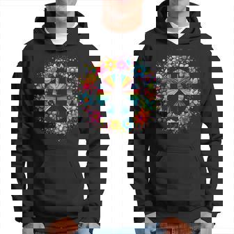 Peace Love Hippie Retro Tie Dye Années 60 70Intage Graphique Sweat à capuche - Cadeauxyz