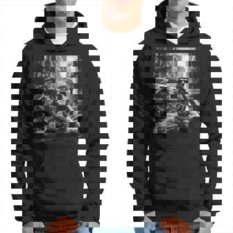 Perros Gángster En Coche Fumando Pitbulls Con Armas Humor Sudadera - Regaloses