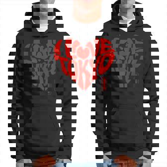 Personnages Kanji Japonais I Love Tokyoouvenir Du Japon Sweat à capuche - Cadeauxyz