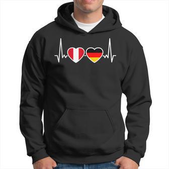 Perú Alemania Latido Bandera Alemán Peruano Sudadera - Regaloses
