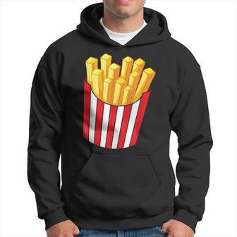 Pommes Frites Pommes Liebhaber Fast Food Fritte Rot Weiß Kapuzenpullover - Geschenkecke