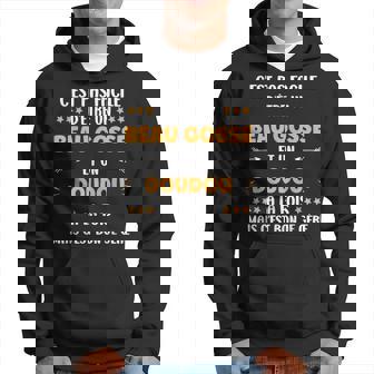 Prénomuper Doudou Humour Beau Gosse Doudou Sweat à capuche - Cadeauxyz