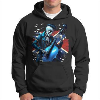 Psychobillykeleton Balanceándose En Una De Festival De Contrabajo Sudadera - Regaloses