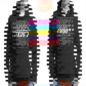 Pump It Gym Daying Entrenamiento Flexing Hinchado Músculo In Mangas Sudadera - Regaloses