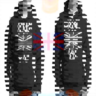 Punk Rock Retro British Flag Punk You Indie Grungetyle Sudadera - Regaloses