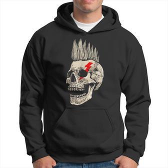 Punk Rockkull Mohawk Punk No Está Muerto Sudadera - Regaloses