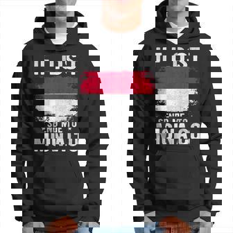 Recuerdo De La Bandera De Mónaco -Ie Pierde Envíame A Mónaco Sudadera - Regaloses