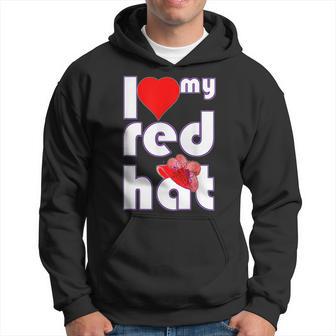 Regalo De Red Hat I Love My Red Hat Sudadera - Regaloses