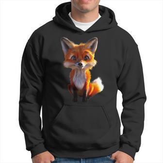 Renard J'aime Les Renards Renard Rouge Amour Petit Renard Sweat à capuche - Cadeauxyz